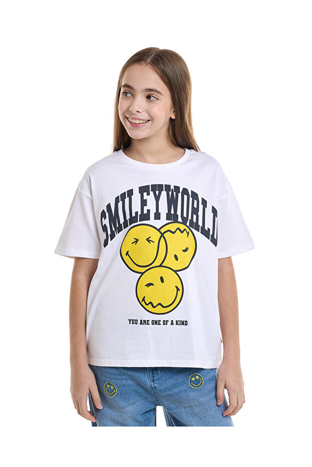 Printed T-Shirt With Crew Neck And Short Sleeves