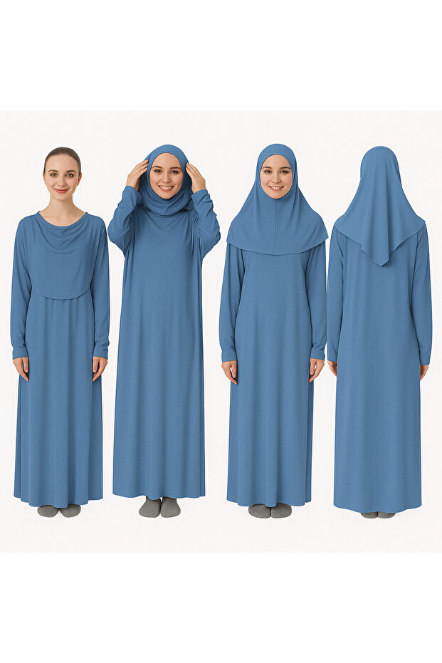 Prayer Dress (Petrol Blue)