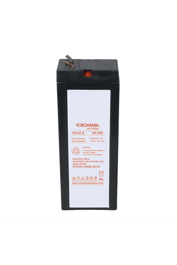 Yokohama YH-41.0 4 Volt - 1 Amper Akü (34x64x21 mm) - 3