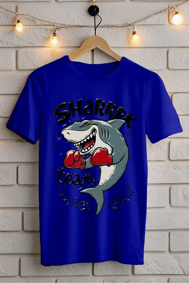 Shark Teams Shark Printed Oversize T-Shirt