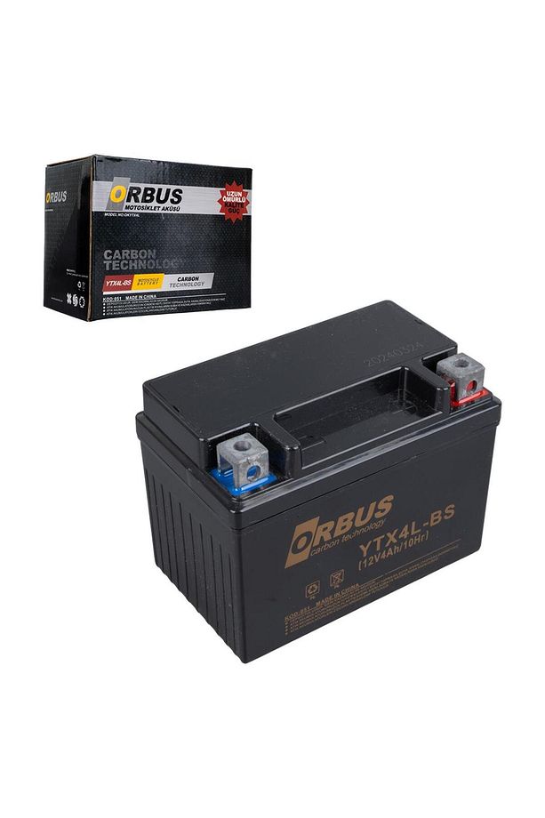 YTX4L-BS 12V 4A Motosiklet Aküsü (114 X 66 X 88 MM) (1.6Kg) - 1