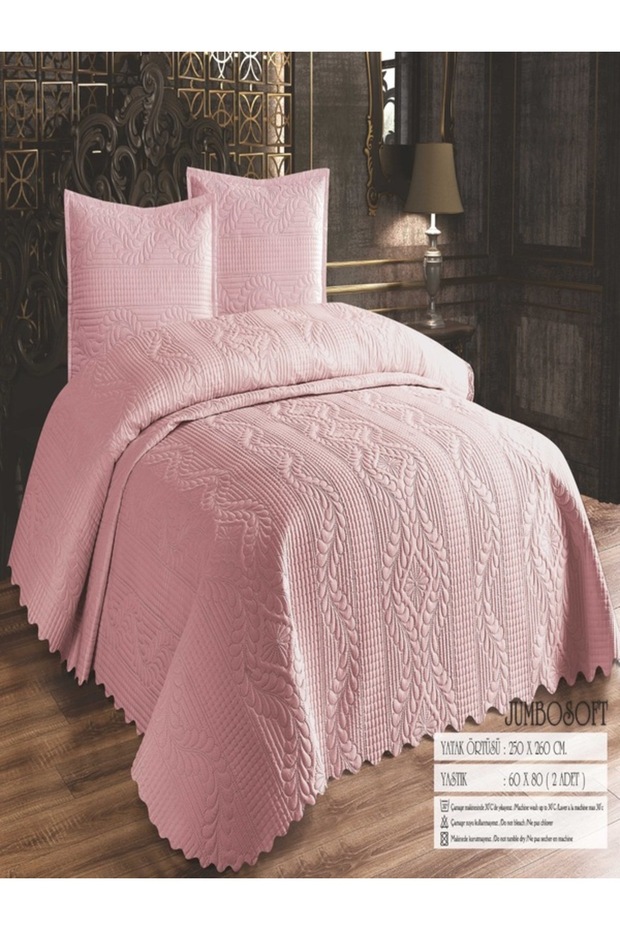 Double 3 Piece Ultrasonic Quilted Bed Cover