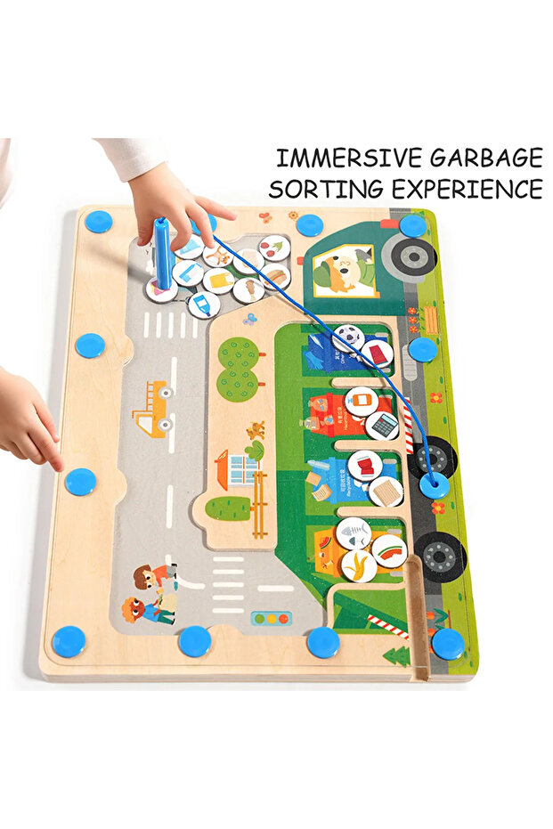 Magnetic educational waste sorting game - 3