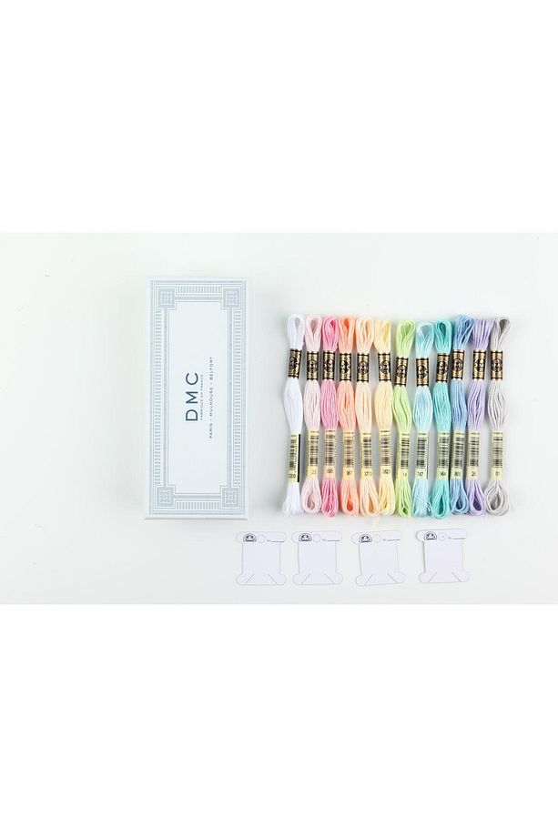 Kutu Hediyeli Muline12'li Set - Pastel Renkler - 2