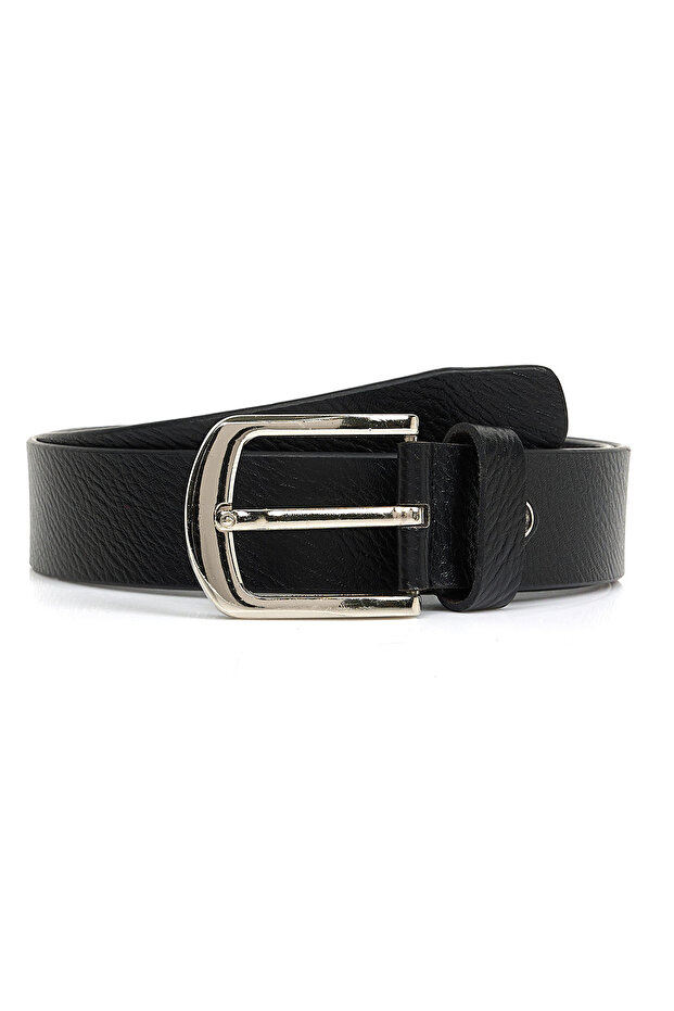 Textured Buckle Belt