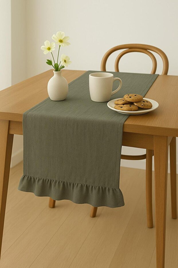 عداء كتان مكشكش مفصل 50x140 - 1