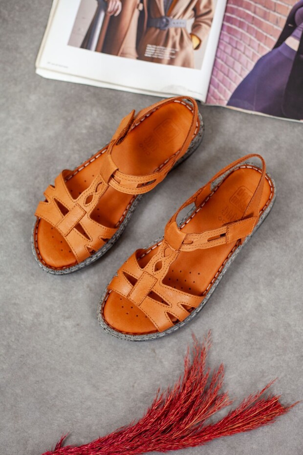 Women's Genuine Leather Orthopedic Sandals