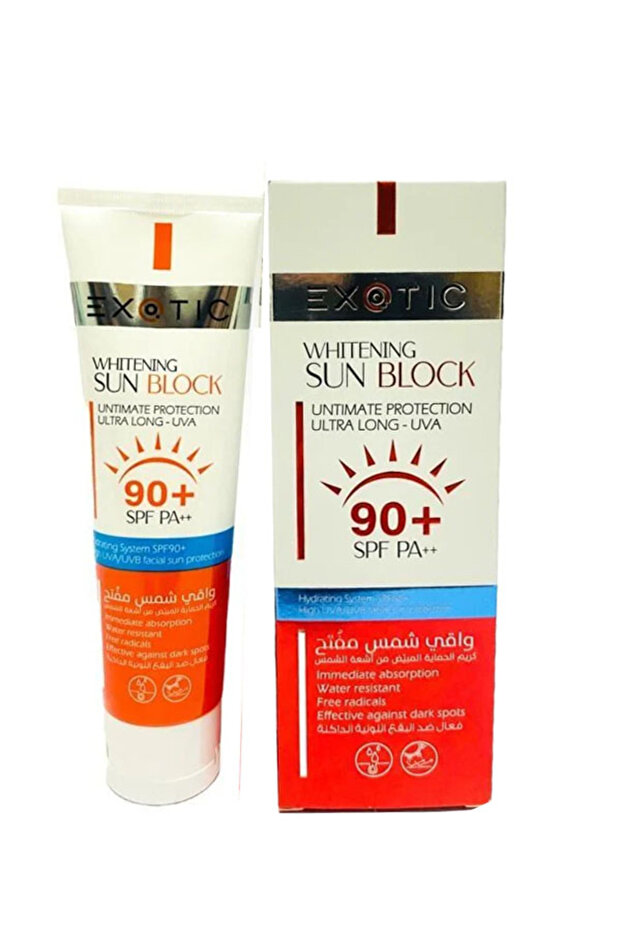 ايكزوتيك كريم واقي شمس SPF90 ومبيض 100 مل
