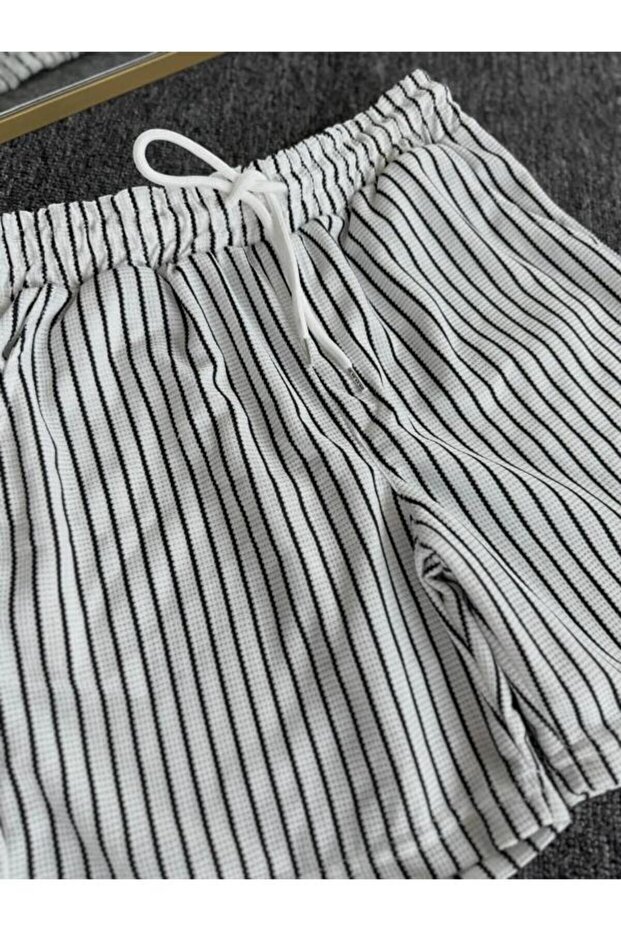 شورت كابري مخطط للرجال - 2