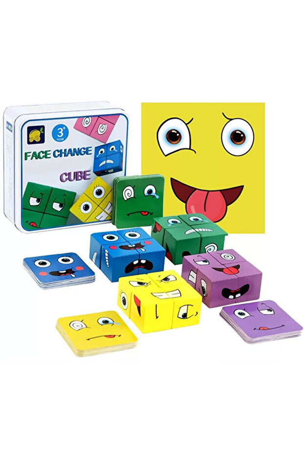 Expression Matching Cubes, Building Puzzle - 1