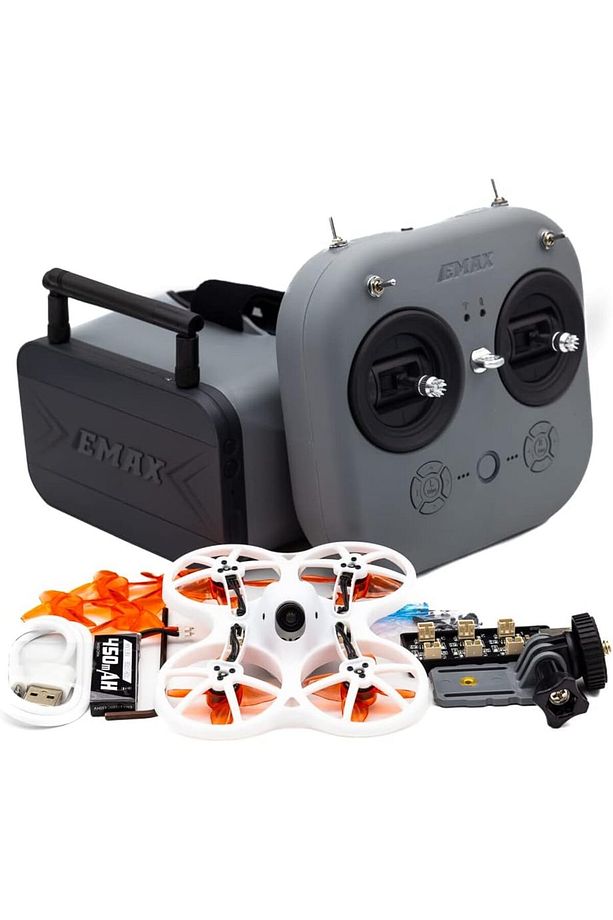 Emax Ez Pilot FPV Combo Yarış Drone Seti Quadcopter Rtf ile E8 Verici Taşıyıcı & Gözlük Kiti - 2
