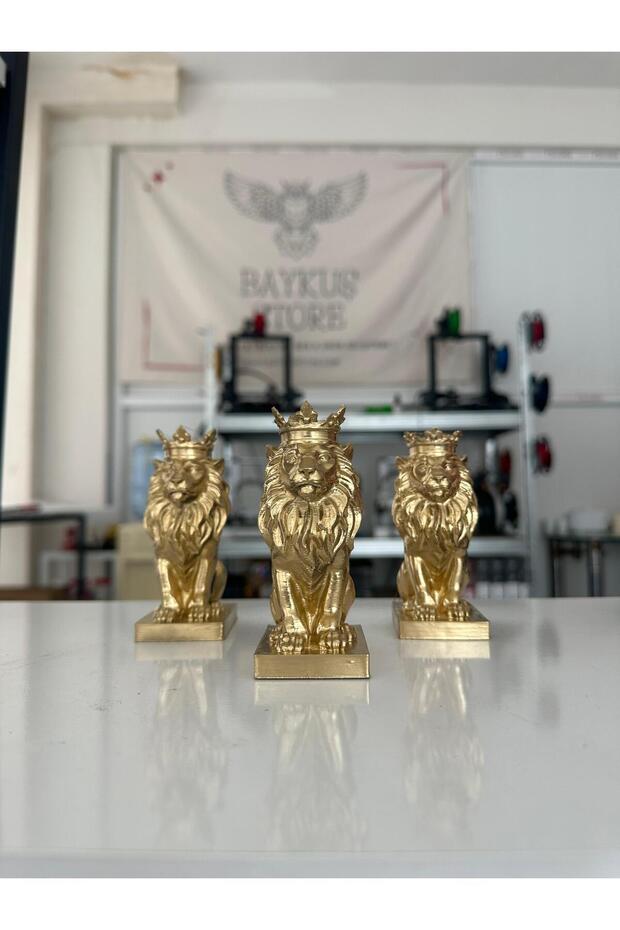 Gold Aslan Figür - 1