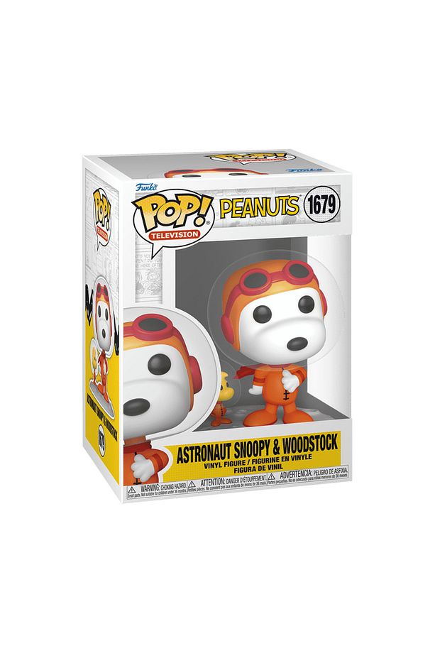 Pop! Peanuts Astronaut Snoopy & Woodstock 1679 – Koleksiyon Figürü - 1