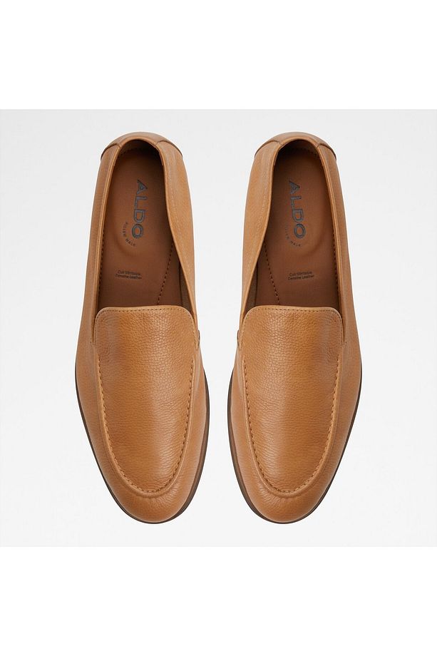 ZACCARY - Erkek Hakiki Deri Camel Loafer & Mokasen - 6
