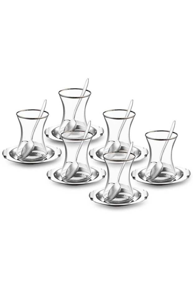 Mars 18 Parça Çelik Çay Seti - 5