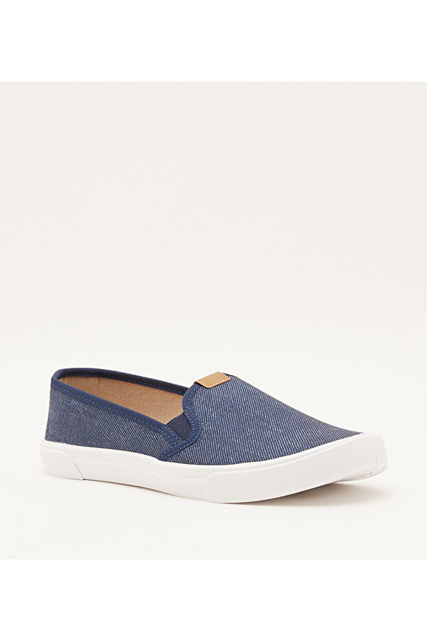 Ladies Casual Slip On Navy/Navy | Made In Brazil