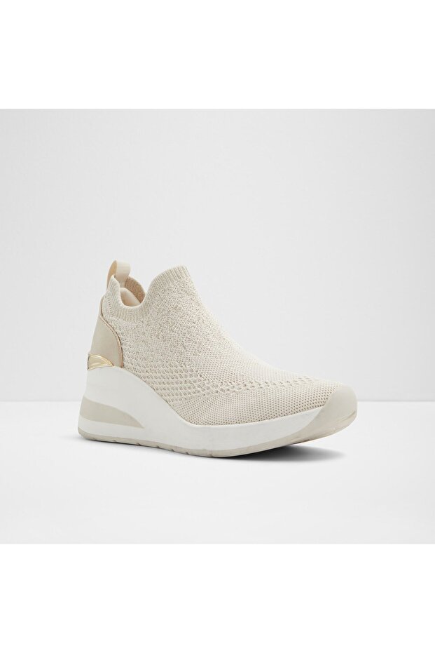 SEVAN - Ekru Kadın Sneaker - 4