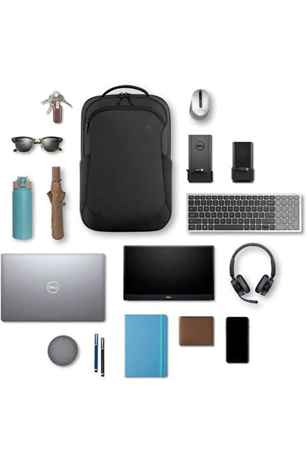 حقيبة ظهر للكمبيوتر المحمول مقاس 17 بوصة 460-BDLE Ecoloop Pro باللون الأسود - 5