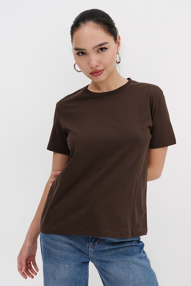 Bisiklet Yaka Basic T-shirt P4322-W5 - 8