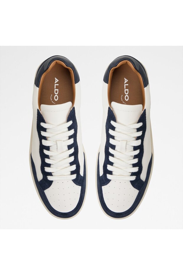 WILDBROOK - Erkek Hakiki Deri Ekru Bağcıklı Ayakkabı - 6