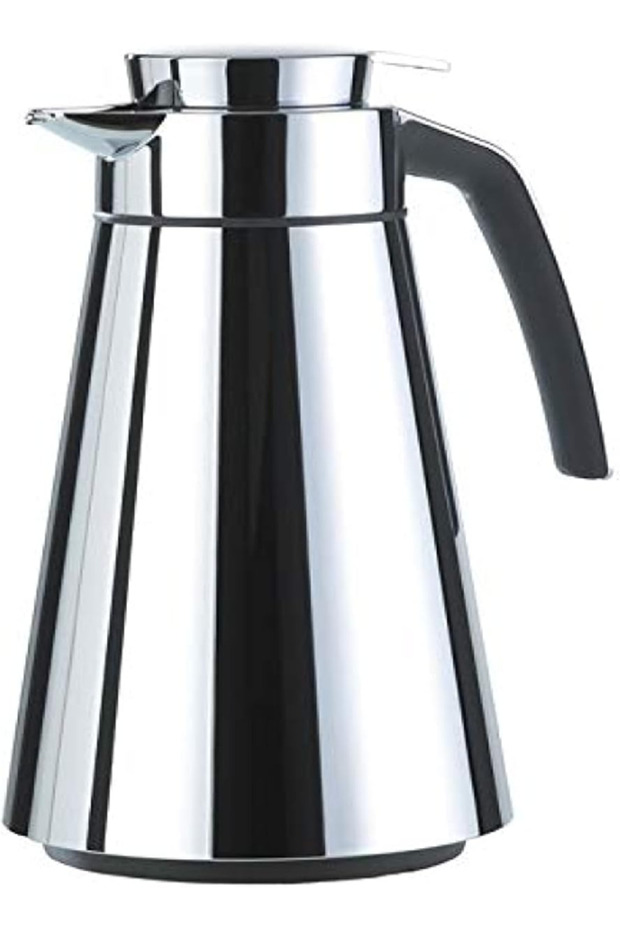 Cone Vacuum Flask 1.5L – Chrome, Elegant & Insulated