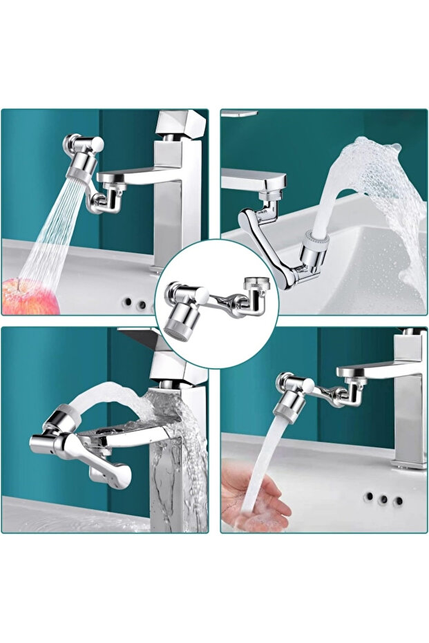 VarioShop® rotating tap extension, sink faucet extension, swivels in any direction - 8