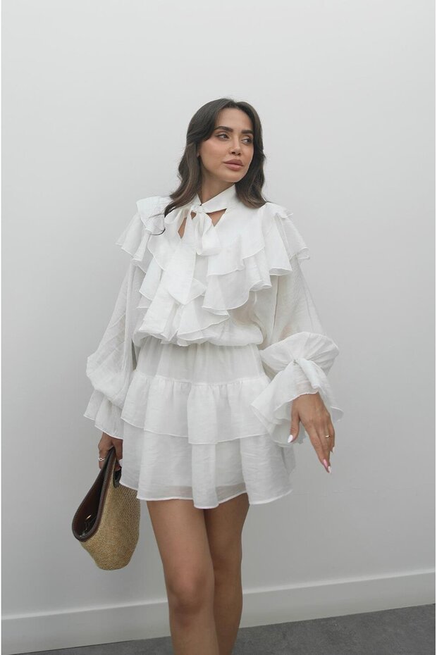 Rochie Ecru Mimoza - 4