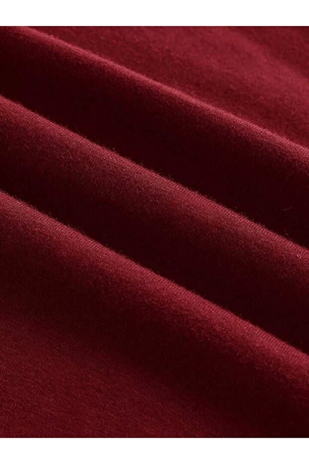 Bordo ek dantell basic siyah crop - 3