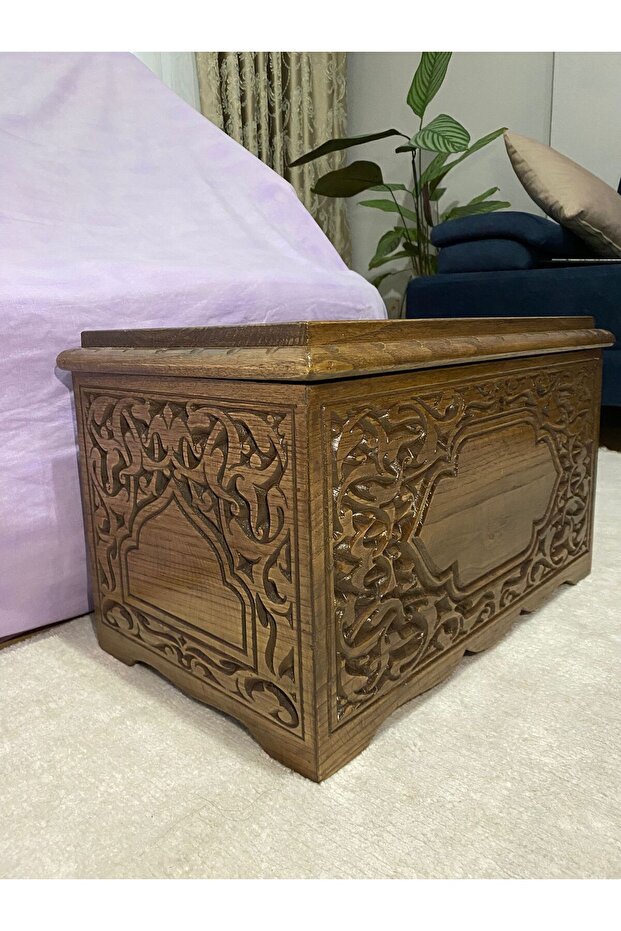 çeyiz oymalı sandık - 5