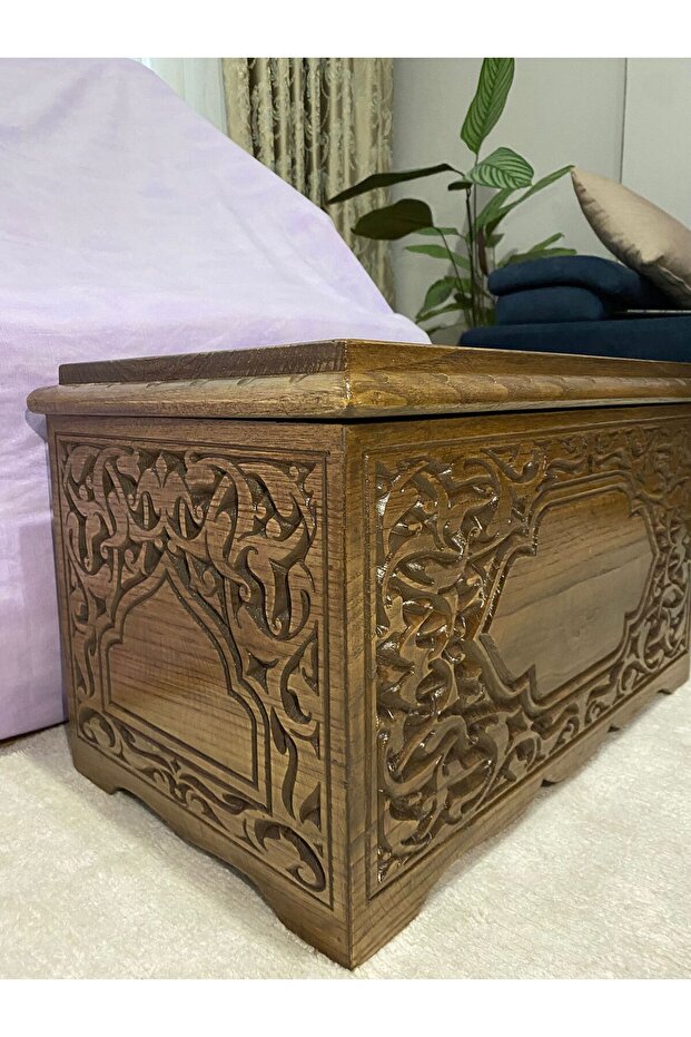çeyiz oymalı sandık - 4