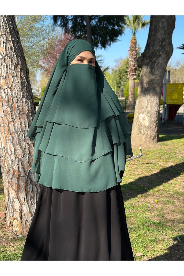 İthal şifon sufle oval 3 katlı - 3