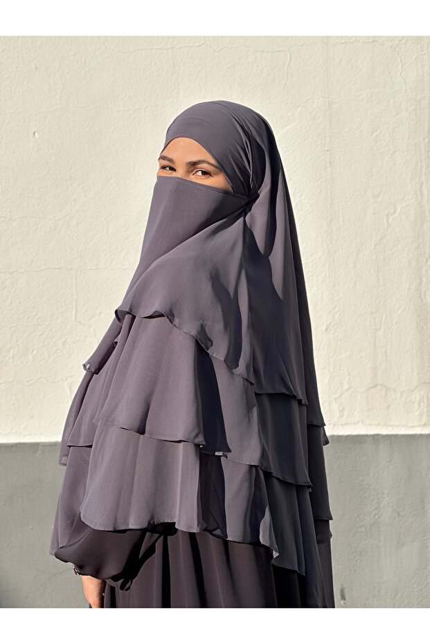 İthal şifon sufle oval 3 katlı - 4