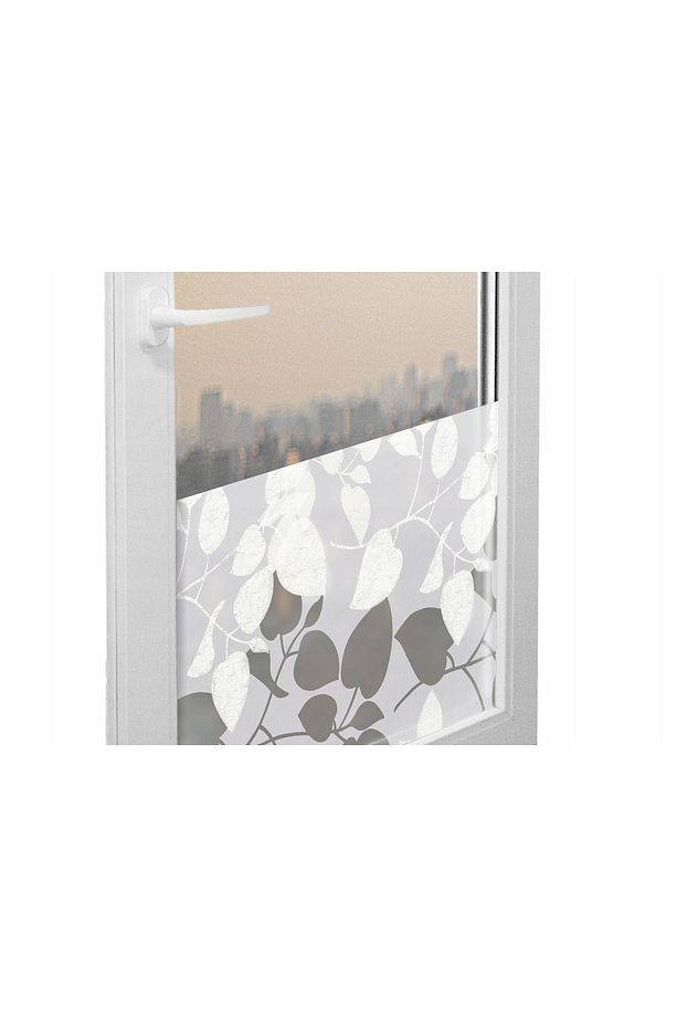 189-0018 Premium Yaprak Desenli Statik Cam Folyo ( 45 cm x 1 mt ) - 5