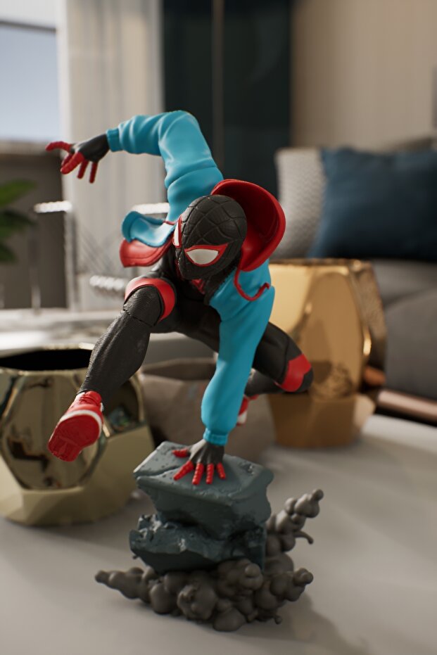 Miles Morales - Spider-Man 3D Figür - 5