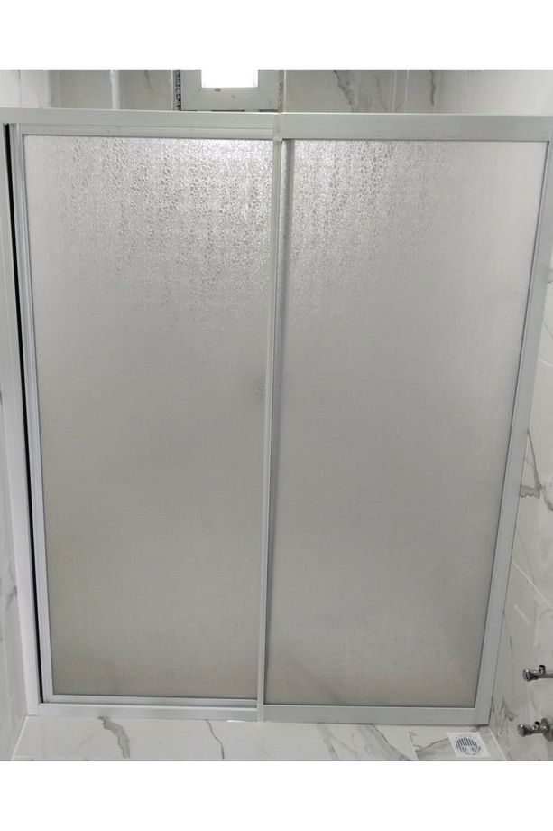 120cm Duvardan Duvara Teknesiz Mika Duşakabin Nd401 - 1