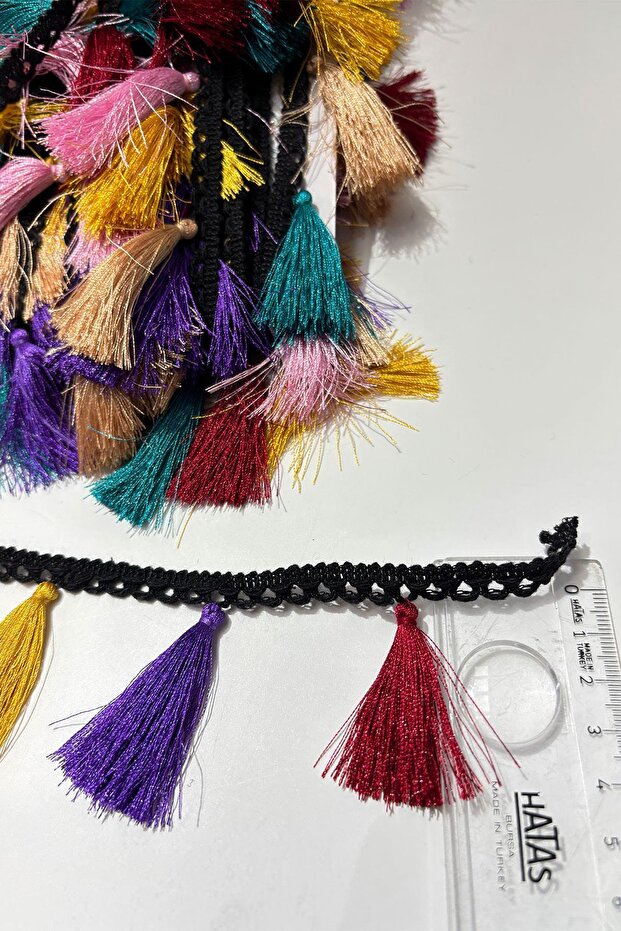 Thin Tassel Fringe Decorative Ribbon
