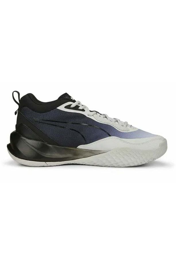 389328-02 Playmaker Fade Basketbol Erkek Spor Ayakkabı Gri - 4