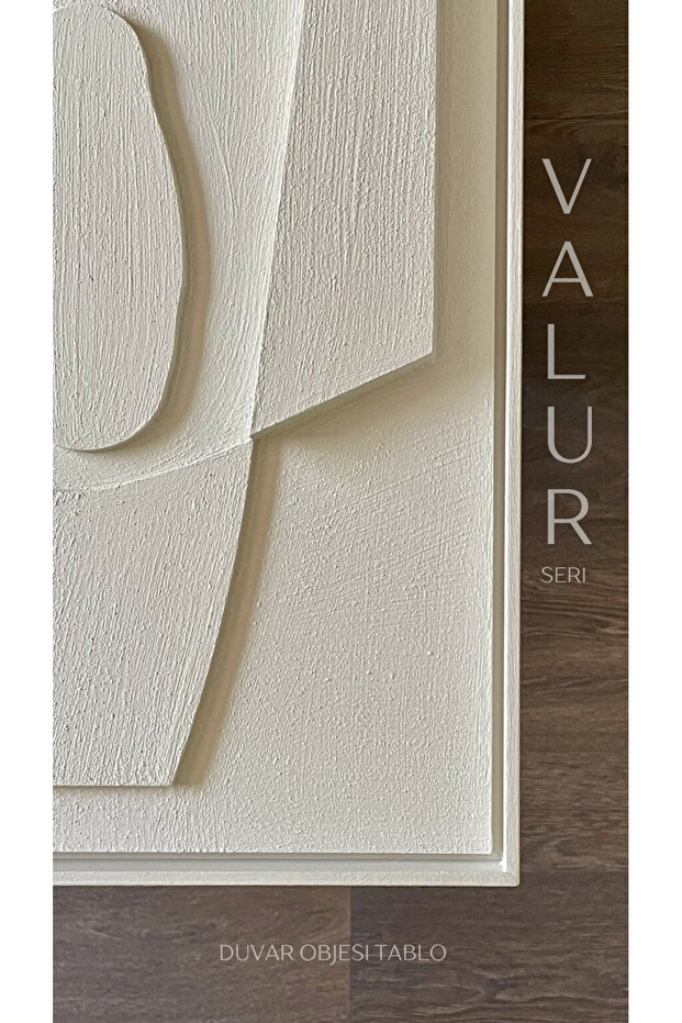 İskandinav Modern Soyut 3d Duvar Objesi Dokulu El Yapımı Minimalist Bohem Tablo - 8