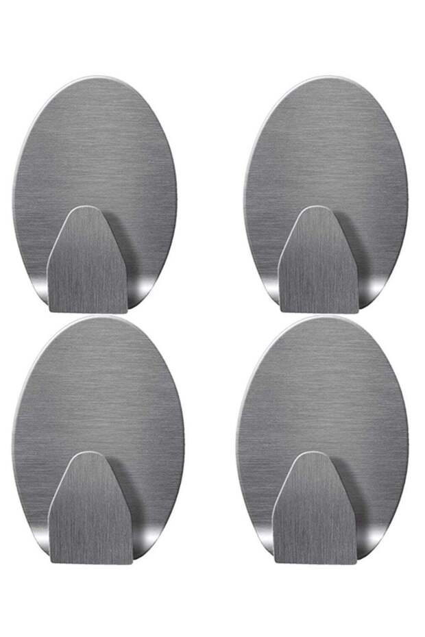 مجموعة خطافات تعليق ذاتية اللصق مكونة من 4 قطع - 1