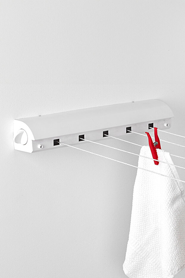 Çamaşır Kurutmalık - Beyaz - 4