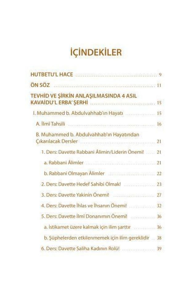Tevhid Ve Şirkin Anlaşılmasında 4 Asıl - 4