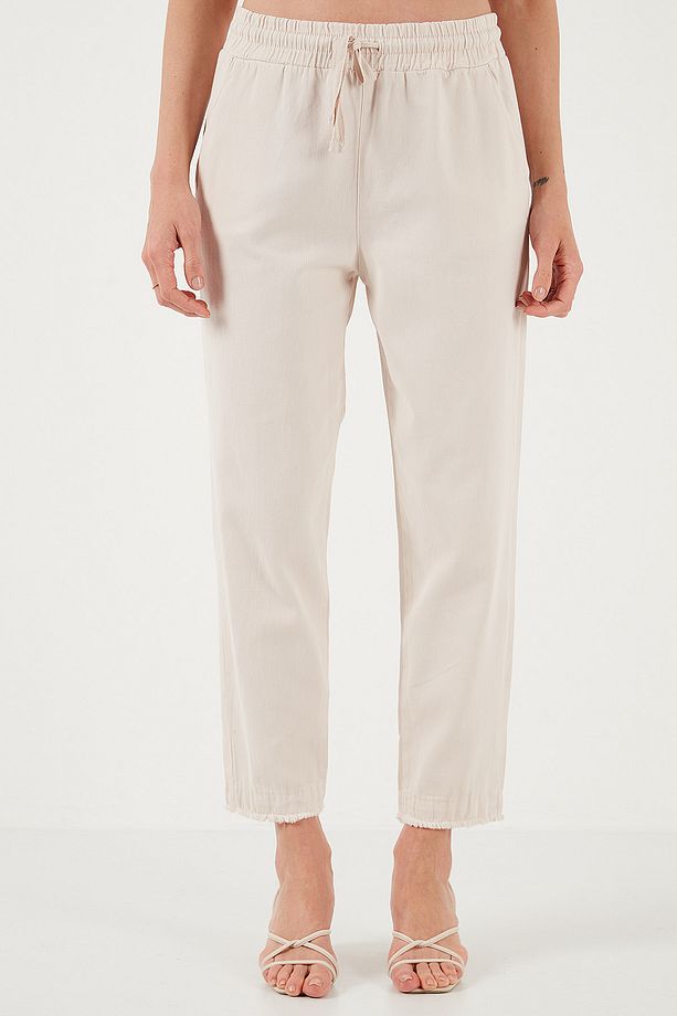 Pamuklu Normal Bel Regular Fit Düz Paça Pantolon Pantolon 668yp42282s4 - 2