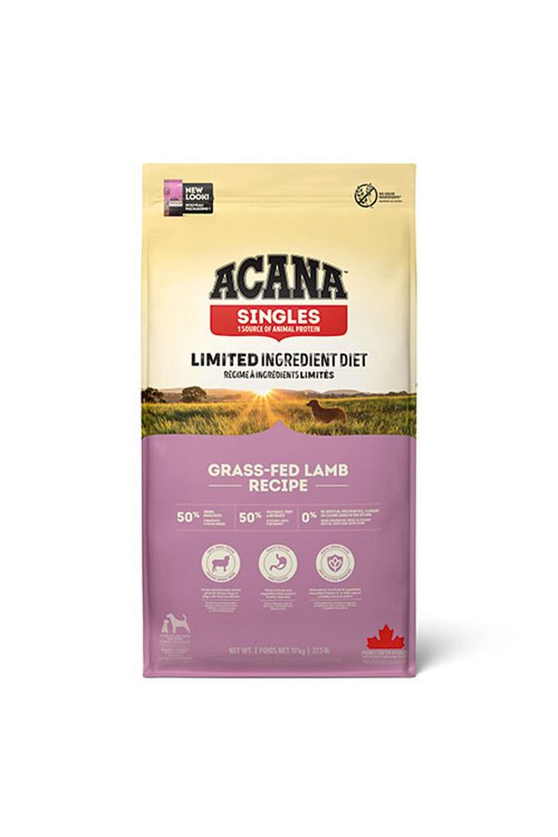Singles Grass Fed Lamb Kuzulu Elmalı Tahılsız Köpek Maması Tüm Irk Ve Yaşam Evreleri 17 Kg - 1