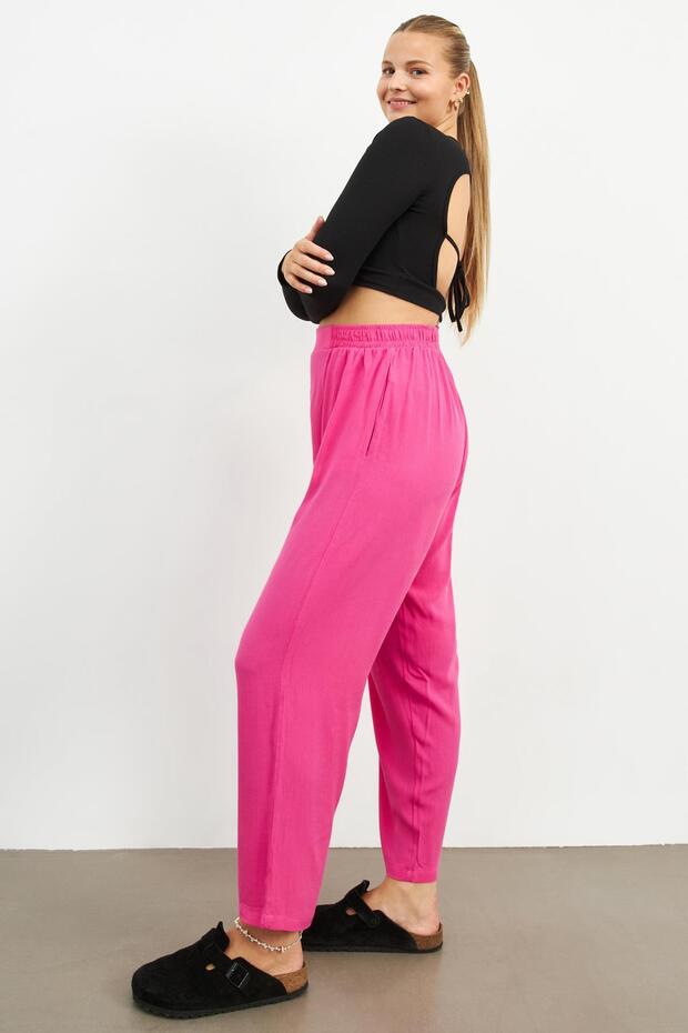 FUŞYA KRİNKIL PANTOLON - 5