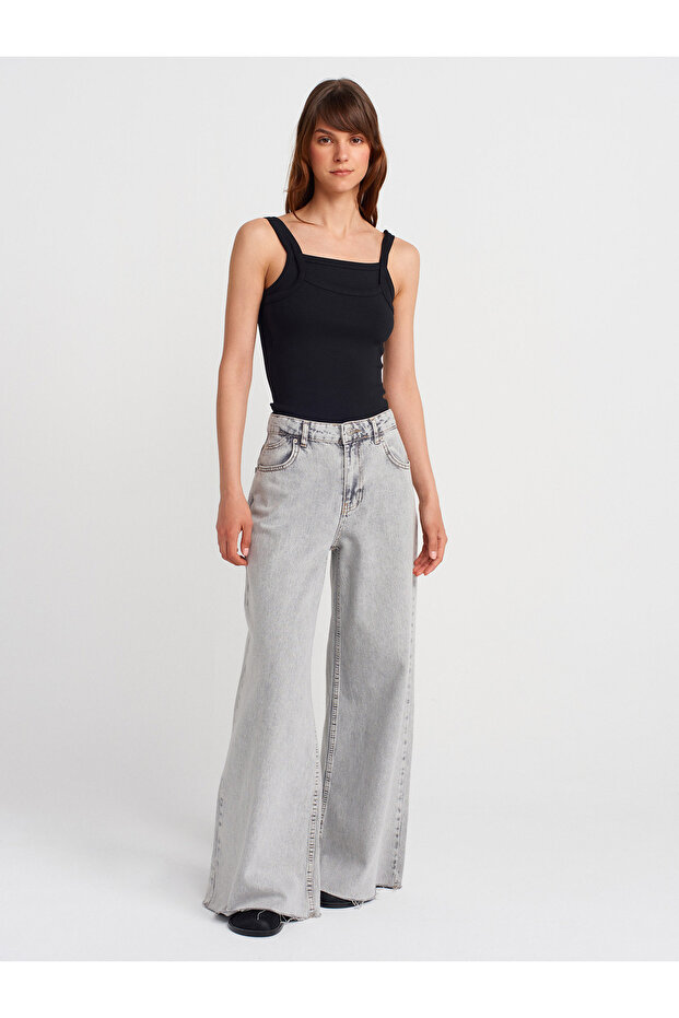 21105 Çift Askılı Atlet-Siyah - 4