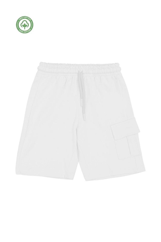 Unisex Çocuk Pamuklu Şort 2'li Set -Çocuk Giyim - 2