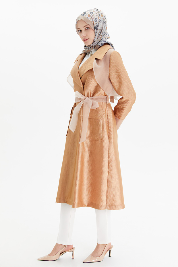 Kuşaklı Şık Kap - 4