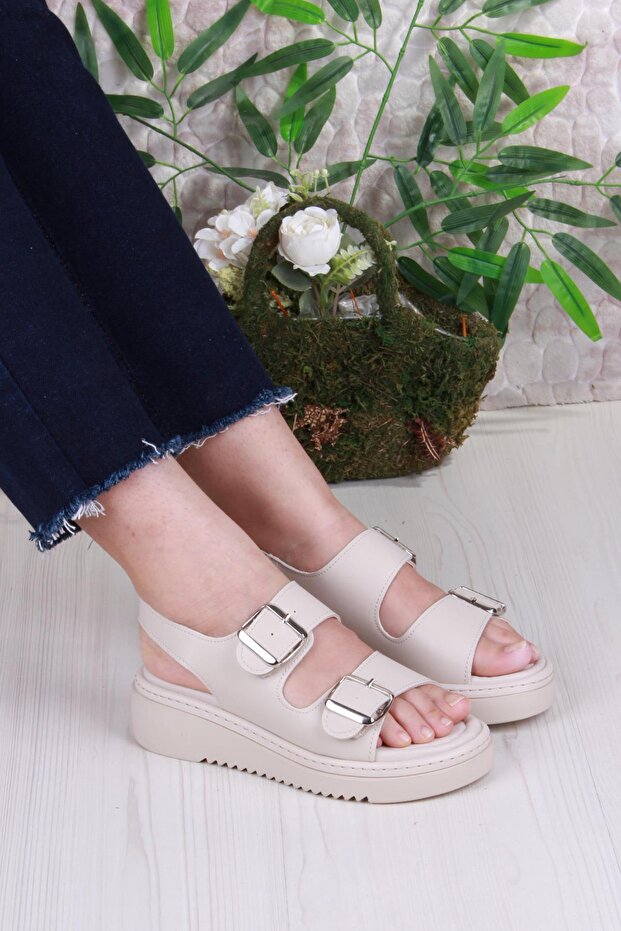 35602 Fancy Anatomical Comfortable Two Buckle Women's Sandals