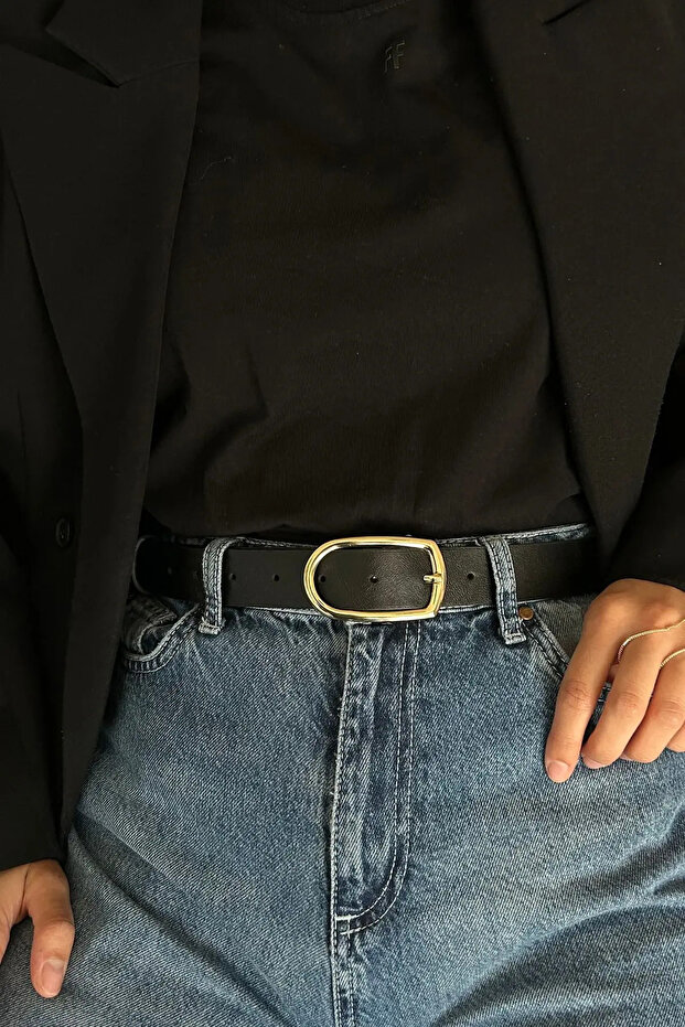 Gino Gold Buckle Women's Belt