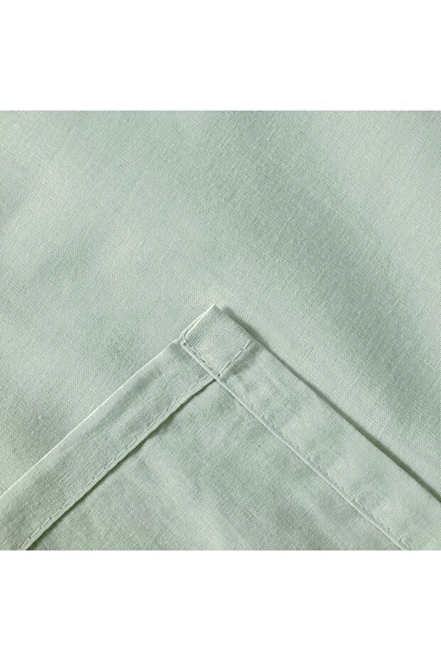 شرشف ناعم أساسي بحافة مستقيمة - أخضر - 160x240 سم - 2